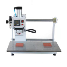 QS-HB15 Up sliding pneumatic double work table heat transfer press machine T shirt printing machine logo label machine